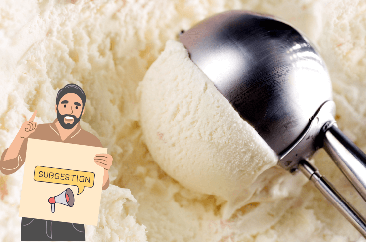 アイスクリームを置き換えよう