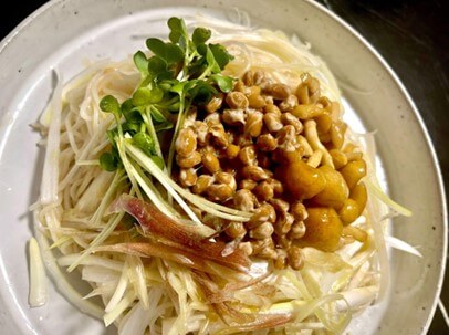 冷やし納豆そうめん