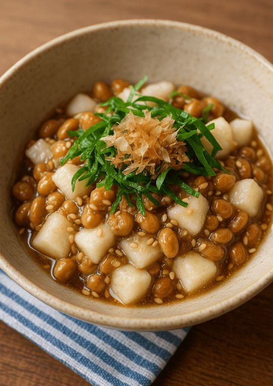 納豆とたたき長芋のさっぱり和え