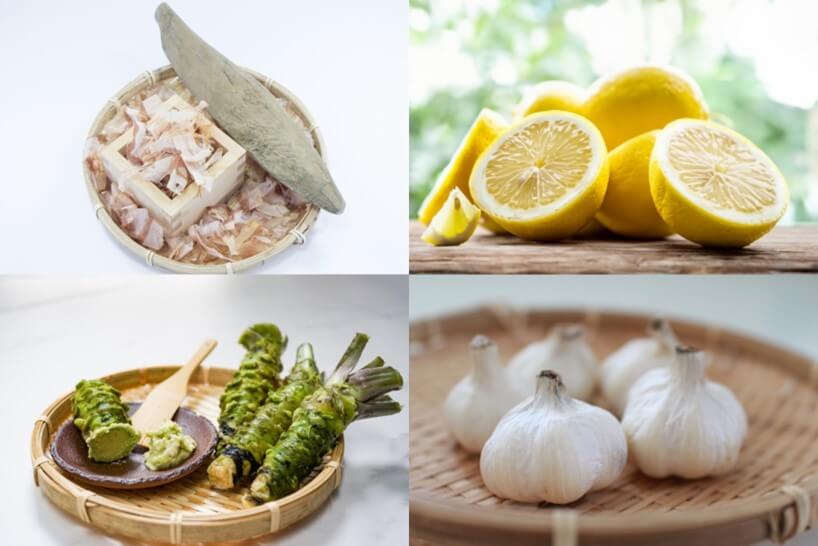 塩分を含まない味付け