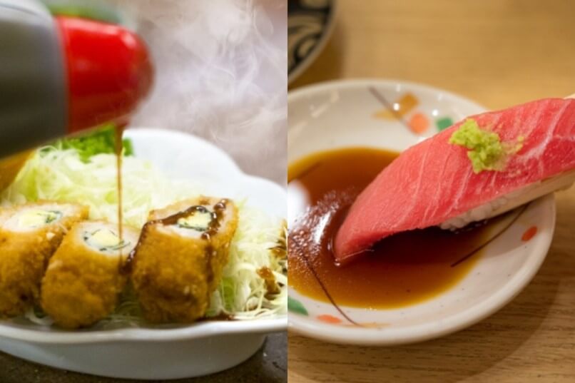 調味料は、つけて使う
