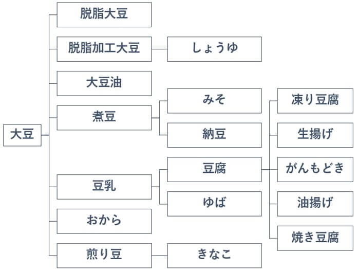 大豆食品一覧