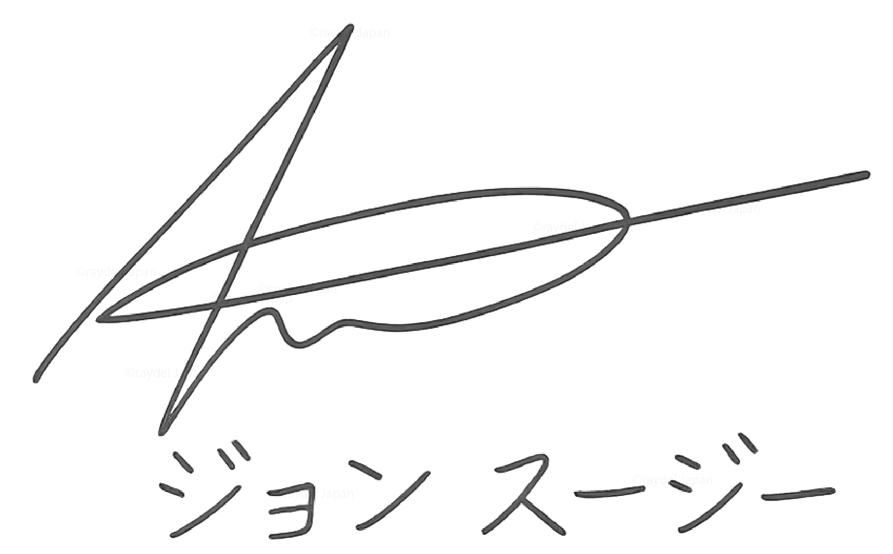 レイデルジャパン代表取締役_ジョンスージーサイン
